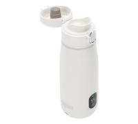 Jectse Bouilloire électrique Portative de Voyage D'acier Inoxydable, Chaudière à Eau Chaude Compacte pour le Camping Extérieur de Voiture