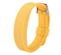 Jectse Bracelet Intelligent de santé en Silicone Alerte de Vibration Tracker de Fitness Portable Rechargeable par USB pour Le Suivi Sportif et la du Sommeil Idéal pour Les Personnes Actives (Yellow)