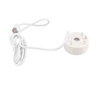 Jectse Brumisateur Ultrasonique 5 V, Atomiseur de Fontaine Ultra Sonore avec Lumières LED Colorées pour Étang, Rocaille, Évier d'Aquarium, Filtrage des Odeurs, Respectueux de (White)