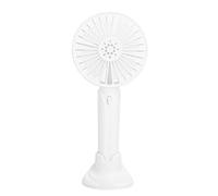 Jectse Bureau Portable électrique - Ventilateur de Nuit avec un Ajustement de L'énergie éolienne à 3 Cours pour un Petit Ventilateur USB USB pour Regarder des Films/Détente, Vert/Rose/Blanc /