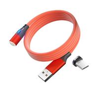 Jectse Câble de Données Magnétique à Chargement Rapide 3A pour et, Fil Doux en Silicone Liquide pour une Sensation et une Charge Sûre et une Charge Sûre, un Matériau TPE Portable et Durable, Idéal