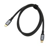 Jectse Câble de Type C, Rapide, Portable et Durable, écran 8K 60 Hz, Données 40 Gbit/s, pourPro Air, pour iOS Pro 12.9 11 Air Mini, S23 22 21 20 (180 cm)