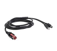 Jectse Câble D'imprimante USB 2.0, 1,8m 24 V Power USB vers USB2.0 B Mâle et 3 Broches Power Din Male Cord