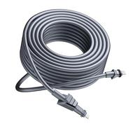 Jectse Câble POE Plat 10m, IP68, Cuivre étamé, pour Extérieur | Câble de remplacement pour kit plat haute performance, Plug and Play, rallonge de 33 pieds, plastique et cuivre étamé, pour
