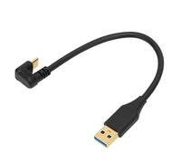 Jectse Câble USB Haute Vitesse 5 Gbit/S USB 3.0a Mâle AMC pour Taper -U Type Câble de Données ABS ABS pour la Synchronisation des Données pour L'utilisation du Bureau à Domicile (1,8 mètres)