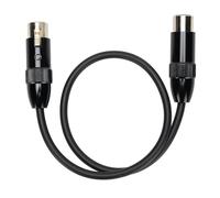 Jectse Câble XLR Femelle vers Femelle, Cordon blindé équilibré à 3 Broches avec Connecteurs Plaqués or et Bornes en Cuivre Pur pour Microphone Mélangeur Système de Haut-parleurs Studio