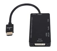 Jectse CableDEConn 4K au Câble du Convertisseur DVI pour PC/Téléphone, Adaptateur ADIO Numérique-analogique Numérique Portable pour le Système de Divertissement à Domicile