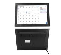 Jectse Calendrier Numérique de 13,3 Pouces avec écran Tactile, Affichage Interactif Full HD, Planificateur Familial Montable au Mur et au Bureau, Cadre Photo Numérique pour Femme Maman (Prise UE)