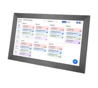 Jectse Calendrier Numérique de 15,6 Pouces, Planificateur Familial Intelligent à écran Tactile Interactif 1080P avec Tableau des Tâches et Plan de Dîner, pour le Bureau à Domicile, (EU)
