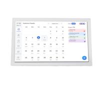 Jectse Calendrier Numérique de 21,5 Pouces, Tableau des Tâches Familiales à écran Tactile avec Contrôle APP pour la Planification des Horaires (Prise UE)