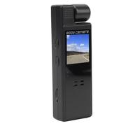 Jectse Caméra Corporelle WiFi 4K, Enregistreur Vidéo Portable à Vision Nocturne UHD 1080P avec Clip Arrière, Objectif Rotatif à 180°, Caméra Grand Angle Portée sur Le Corps avec