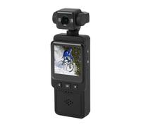 Jectse Caméra d'action Portative 1080p, Caméra Corporelle, Conception de L'épreuve de l'eau IP65, Stabilisation Intelligente de l'image, avec Un écran LCD HD de 1,54 Pouce, Microphone,