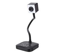 Jectse Caméra de Documents USB 4K 8MP Visualiseur 4K Webcam avec Mise au Point Automatique 3 Niveaux de Lumières LED AI Double Micro pour l'enseignement en Ligne, L'apprentissage à
