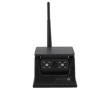Jectse Caméra de Recul Solaire sans Fil, Caméra de Recul Magnétique WiFi HD 1080p, Nocturne Ip69 étanche, Alimentation Solaire et USB, Couler Remorque de Camion RV, Téléphone Facile à
