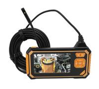 Jectse Caméra Endoscopique avec éclairage, Double Objectif 8 Mm, écran LCD Couleur 4,3 Pouces, Endoscope Industriel étanche IP67 avec 8 LED pour L'entretien des égouts (10 m / 32,8 pieds)