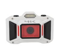 Jectse Caméra Numérique 4K 48MP LED Flash Polvalerie Fonction de Minuterie Caméra Portable pour Les Voyageurs et Les Vloggers Inclus Sangle à Main (White)