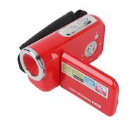 Jectse Caméra Vidéo Caméscope, Appareil Photo Numérique Full HD à écran Couleur TFT de 2 Pouces, Caméra de Vlogging à Zoom Numérique 16X à Vision Nocturne IR 16MP pour Enfants, (64GB)