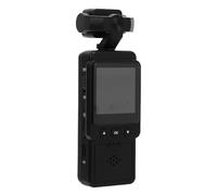 Jectse Caméra Vlogging, Caméra Portée sur Le Corps HD 1080P avec écran LCD Couleur, Caméra de Poche WiFi pour Voyage Randonnée, Objectif Rotatif à 360 ° et Détection de Mouvement