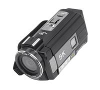 Jectse Caméscope 5K 56MP, Caméra de Vlogging Anti-secousse 6 Axes avec Zoom Numérique 18X, écran Tactile Rotatif à 180°, Caméra Pratique WiFi à Filetage 1/4'' avec Télécommande et