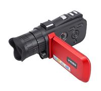 Jectse Caméscope Numérique FHD 1080P 24MP, Caméra Vidéo Anti-secousse Zoom 18x avec écran Rotatif de 3,0 Pouces à 270 °, pour Les Mariages de Voyage et Les Aventures en Plein Air (Rouge)