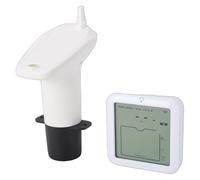 Jectse Capteur de Niveau d'eau sans Fil, Compteur de Niveau de Liquide à Ultrasons avec Transmission 433 MHz et Alarme Haute Basse pour Réservoirs Industriels Domestiques et Agricoles