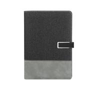 Jectse Carnet Numérique avec Stylo Intelligent, Sync 3 en 1 Ensemble D'écriture Intelligente avec du Papier Bluetooth 5.0 pour L'étude (Patchwork Gris Noir)