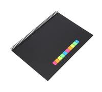 Jectse Carnet Réutilisable, Bloc-Notes Effaçable avec connectivité D'application, 180x255 Mm, Cahier de Raccourci en Spirale, 5 Notes Collantes Colorantes, Stylo Inclus, Couvercle