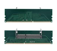 Jectse Carte Adaptateur DDR3 So-DIMM vers DIMM 204 Broches vers 240 Broches pour Ordinateur Portable vers Ordinateur de Bureau, Convertisseur de Mémoire, Testeur de Transfert avec