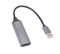 Jectse Carte de Vidéo 4K Appareil de 4K vers USB 3.0 Boîtier D'enregistrement Vidéo avec Sortie 1080P 60 Hz pour L'enregistrement de Jeux en Streaming en Direct