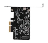 Jectse Carte D'extension USB 3.2 PCI Express Près de la Protection de L'équipement 15W Type USB -C -Port Prise en Charge pour OS X pour Les Postes de Travail de Bureau