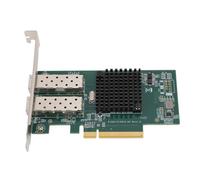 Jectse Carte Réseau Dual Port Gigabit PCIe avec Chipset avancé et Blindage Efficace pour PC -Desktop, Metal + PCB Carte