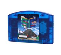 Jectse Cartouche de Jeu Open Source pour Console N64, Cartouche Open Source, émulation Matérielle, Carte de Lecture Rapide, de Jeu Rétro HD avec Sauvegarde Automatique (bleu transparent)