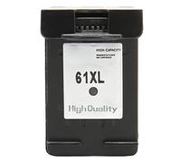Jectse Cartouche d'Enre de Remplacement, ABS 61XL Cartouche d'encre NURE À Haut RENDACTION Let IMPRIMANTES 4500 DeskJet 1000 1056 1510 1512 1010 1055 (H 61XLBK Noir)