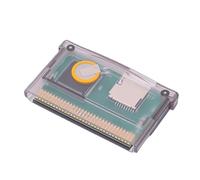 Jectse Cartouche Flash GBA, Cartouche de Jeu Flash Cart, capacité Maximale 2 Go, Performances Optimales, pour GBA/SP/GBM/IDS/NDS/NDSL (Noir Transparent)