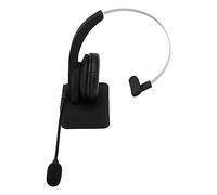 Jectse Casque Téléphonique Bluetooth sans Fil Antibruit Oreille Unique pour Conférences Téléphoniques Noir ABS 1 Unité