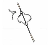 Jectse Chaîne de Détartrage d'égout à Arbre Flexible, Outil de Nettoyage de Dragage de Canalisation, Chaîne Simple et Double pour Ressort de 16 Mm, Tuyaux de 50 à 200 Mm, Déboucheur d'égout