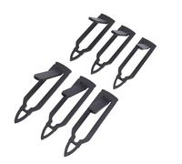 Jectse Cintre Mural en Forme de Crâne de Cerf de Style Européen, Design Invisible pour un Affichage élégant à L'intérieur et à L'extérieur, 6 Pièces pour Cerf de Virginie, Chèvre, Antilope, Mulet