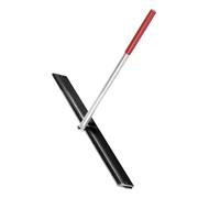 Jectse Cintreuse Manuelle de Tôle, Outil d'ourlet Pliable en Métal de 15 Pouces pour Panneau de Toiture de Conduit CVC, Plaque Noire Portable avec Poignée Rouge pour Projets de Construction