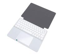 Jectse Clavier Bluetooth Pliable, Clavier sans Fil Portable avec pavé Tactile pour Ordinateur Portable, Tablette, Smartphone, Multi-appareils, Bluetooth 5.0, 64 Touches, Rechargeable, (Silver)