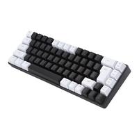 Jectse Clavier de Jeu à la Membrane, Clavier d'ordinainur Rétroécaire Rvb 68 Touches, Filaire USB de Couleur Contrastée des Touches Multimédia, pour la Famille du Système de Système de Victoire