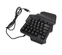 Jectse Clavier de Vente au Détail Portable 35 Boutons Backlight Gaming Clavier pour PC Noir
