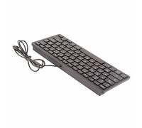 Jectse Clavier Filaire, Clavier d'Ornineur Ergonomique à 78 Touches, de Machine à écrire USB Portable pour Ordonner Portable de Bureau, Fiche et Jeu (en français)