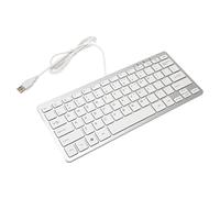 Jectse Clavier Filaire USB SCHISSCKE Slim 78 Keys Clavateur LED pour per PC Bureau