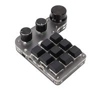 Jectse Clavier MACANIQUE Macro, 9 Touches 3 Boutons DIY OSU Mini Clavier de Jeu MÉCANIQU