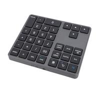 Jectse Clavier Numérique BT, Clavier Numérique sans Fil 35 Touches pour pour Smartphone, Ordinateur Portable, Tablette de Bureau OS X Pro Air, clé Ciseaux ABS, Chargement de Type C,
