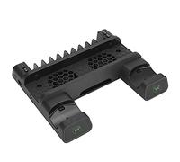 Jectse Compétences de Chauffage Multifonctionnelles Ventilateur de Base du Support de Porte-portefeuille Basic Rack Contracteur avec Support de Lumière LED pour/Slim/Pro, Matériau ABS Durable,