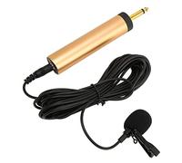 Jectse Condenseur Omnidirectionnel Reverser LAVARE-Microphone 16,4ft Technologie de Réduction du Bruit de Câble - Idéal pour Les Interviews Vlogs Streaming en Direct