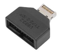 Jectse Connexion USB 3.2 Type E Mâle vers USB 19 Broches Femelle 10 Gbit/s pour Panneau Avant. Bouchage et Lecture de l'adaptateur d'extension de la Carte Principale