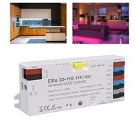 Jectse Contrôleur de Bande LED Elite Series ESP32 WLED, Micro Dynamique, Son Réactif 20 A, Levier de Niveau, Relais D'économie D'énergie UART, pour Bande IC RVB Adressable WS2812