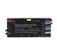 Jectse Contrôleur WLED, Contrôleur de Bande Lumineuse LED RVB IC Adressable Numérique avec Ethernet, Son Musical Réactif, Relais d'économie d'énergie UART, Fusible Enfichable 20 A pour Bande